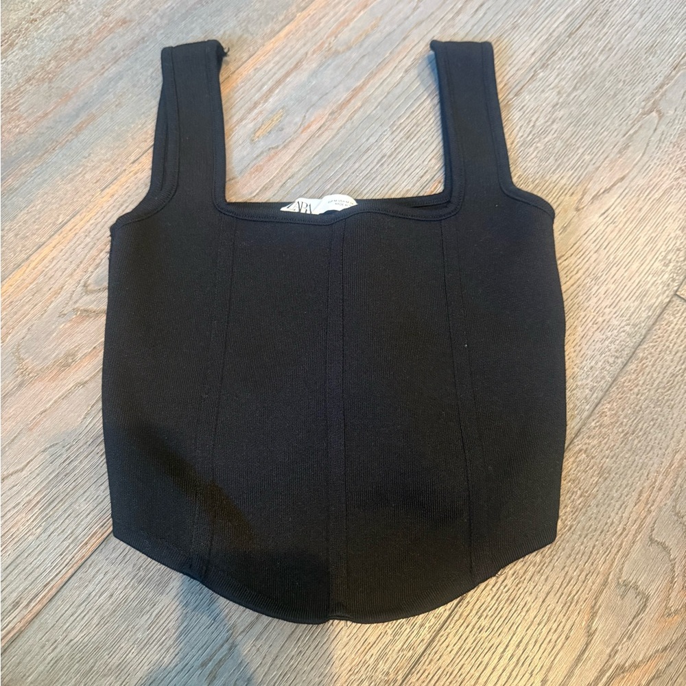 Black Zara Corset Top